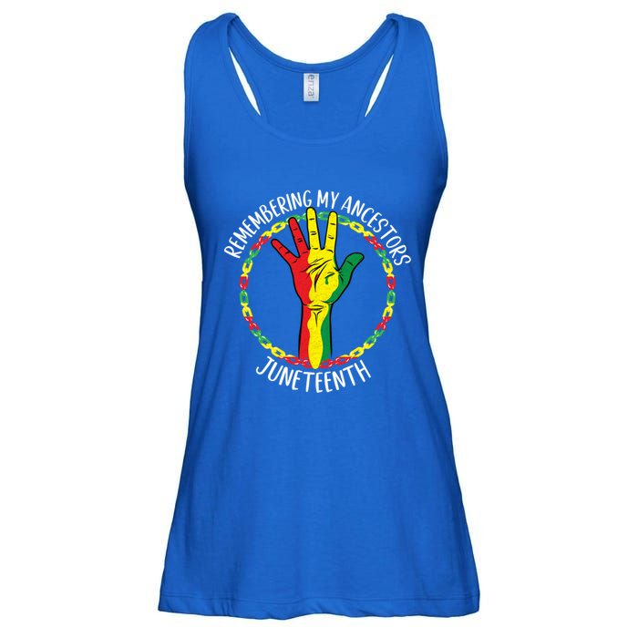 African American Ancestry Black Pride Juneteenth Party Meaningful Gift Ladies Essential Flowy Tank