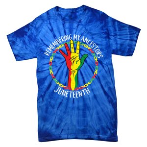 African American Ancestry Black Pride Juneteenth Party Meaningful Gift Tie-Dye T-Shirt