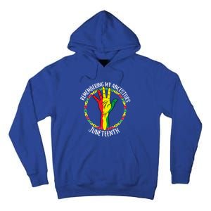 African American Ancestry Black Pride Juneteenth Party Meaningful Gift Tall Hoodie