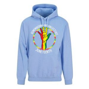 African American Ancestry Black Pride Juneteenth Party Meaningful Gift Unisex Surf Hoodie