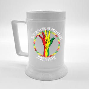 African American Ancestry Black Pride Juneteenth Party Meaningful Gift Beer Stein