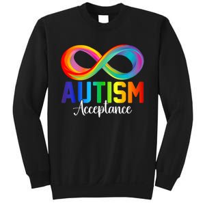 Autism Awareness Acceptance Infinity Symbol Sweatshirt