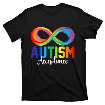 Autism Awareness Acceptance Infinity Symbol T-Shirt