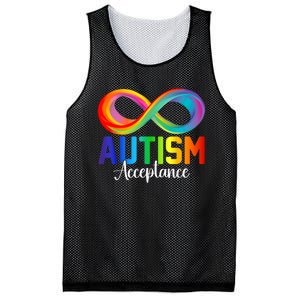 Autism Awareness Acceptance Infinity Symbol Mesh Reversible Basketball Jersey Tank