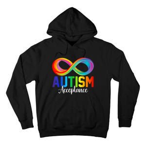 Autism Awareness Acceptance Infinity Symbol Tall Hoodie