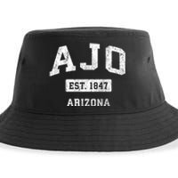 Ajo Arizona Az Vintage Sports Established Design Sustainable Bucket Hat