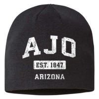 Ajo Arizona Az Vintage Sports Established Design Sustainable Beanie