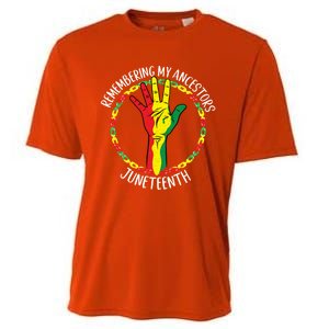 African American Ancestry Black Pride Juneteenth Party Gift Cooling Performance Crew T-Shirt