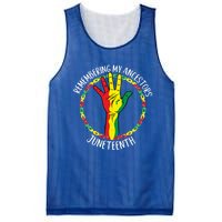 African American Ancestry Black Pride Juneteenth Party Gift Mesh Reversible Basketball Jersey Tank