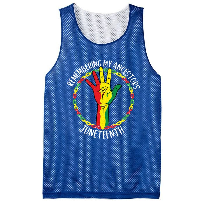 African American Ancestry Black Pride Juneteenth Party Gift Mesh Reversible Basketball Jersey Tank