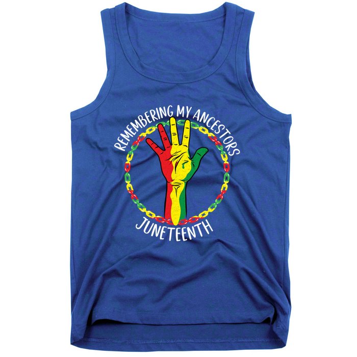 African American Ancestry Black Pride Juneteenth Party Gift Tank Top