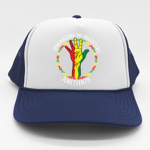 African American Ancestry Black Pride Juneteenth Party Gift Trucker Hat