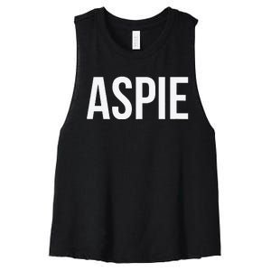 Aspie Autism Asperger Empowerment And Awareness Women's Racerback Cropped Tank