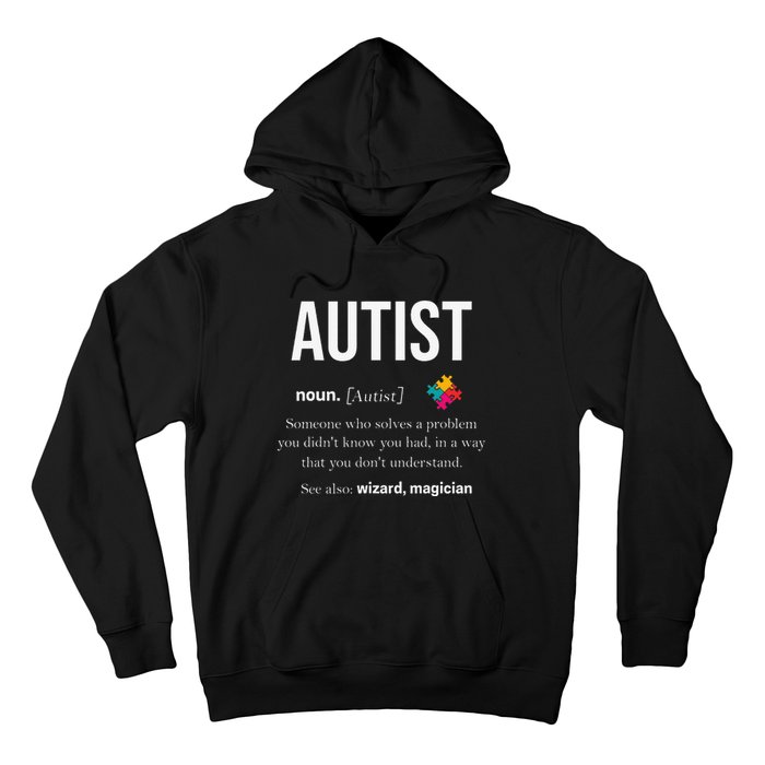 Autism Autistic Asperger Syndrom Aspie Puzzle Autist Support Hoodie