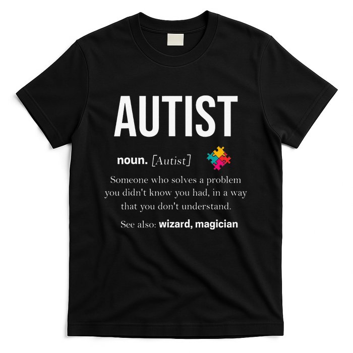 Autism Autistic Asperger Syndrom Aspie Puzzle Autist Support T-Shirt