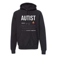 Autism Autistic Asperger Syndrom Aspie Puzzle Autist Support Premium Hoodie