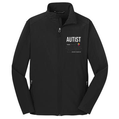 Autism Autistic Asperger Syndrom Aspie Puzzle Autist Support Core Soft Shell Jacket