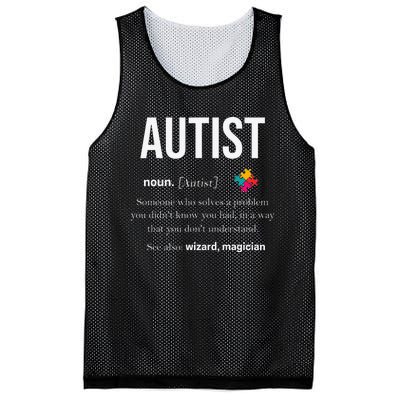 Autism Autistic Asperger Syndrom Aspie Puzzle Autist Support Mesh Reversible Basketball Jersey Tank