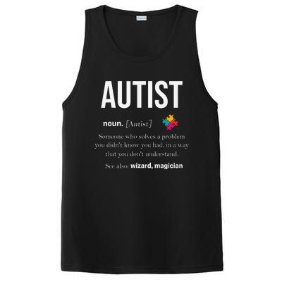 Autism Autistic Asperger Syndrom Aspie Puzzle Autist Support PosiCharge Competitor Tank