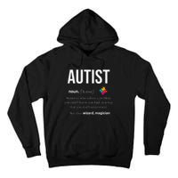 Autism Autistic Asperger Syndrom Aspie Puzzle Autist Support Tall Hoodie