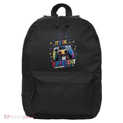 Autism Awareness Autism Video Game Month 16 in Basic Backpack
