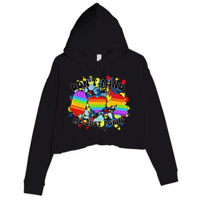 Autism Awareness Autistic Support Gift Crop Fleece Hoodie