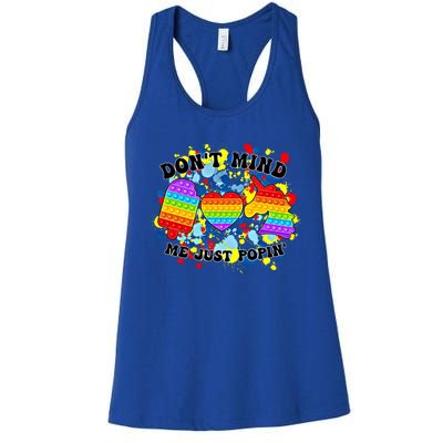 Autism Awareness Autistic Support Gift Women's Racerback Tank