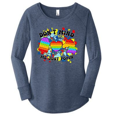 Autism Awareness Autistic Support Gift Women's Perfect Tri Tunic Long Sleeve Shirt