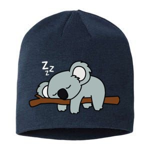 Adorable Australian Animal Tired Sleeping Cute Koala Bear Sustainable Beanie