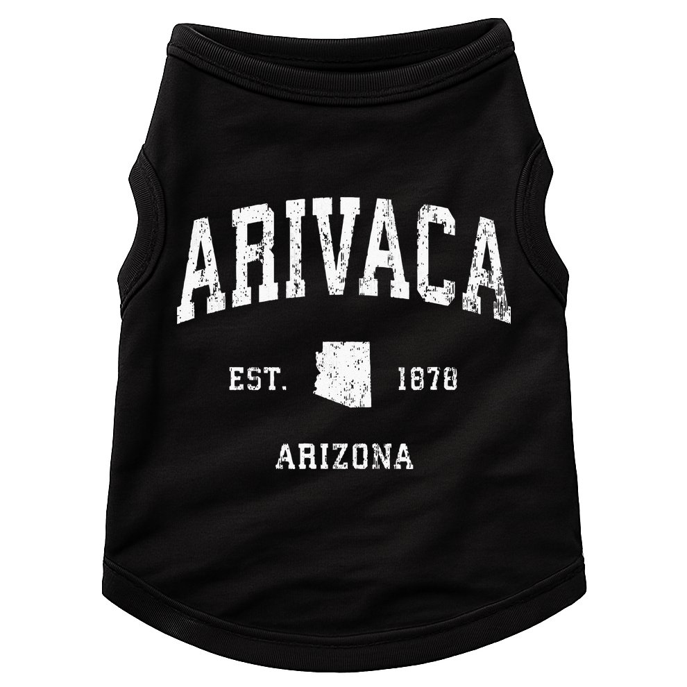 Arivaca Arizona AZ Vintage Athletic Sports Doggie Tank