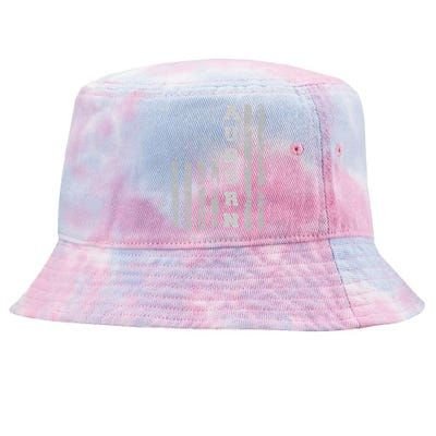 Auburn Alabama American Flag Tie-Dyed Bucket Hat