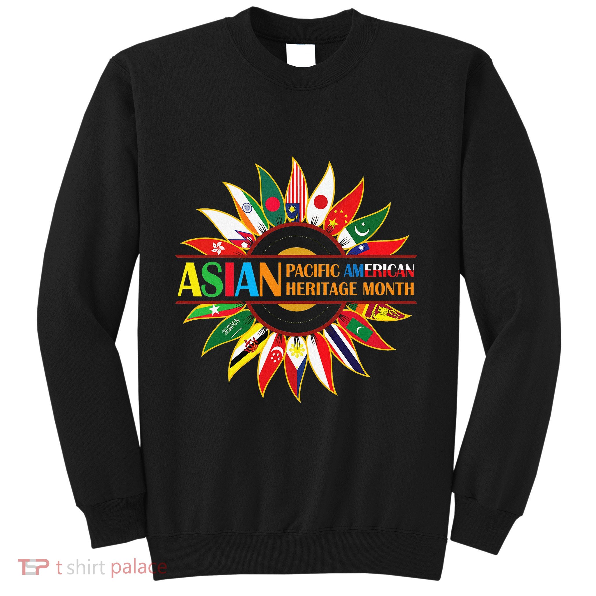 Asian American and Pacific Islander Heritage Month Sunflower Sweatshirt