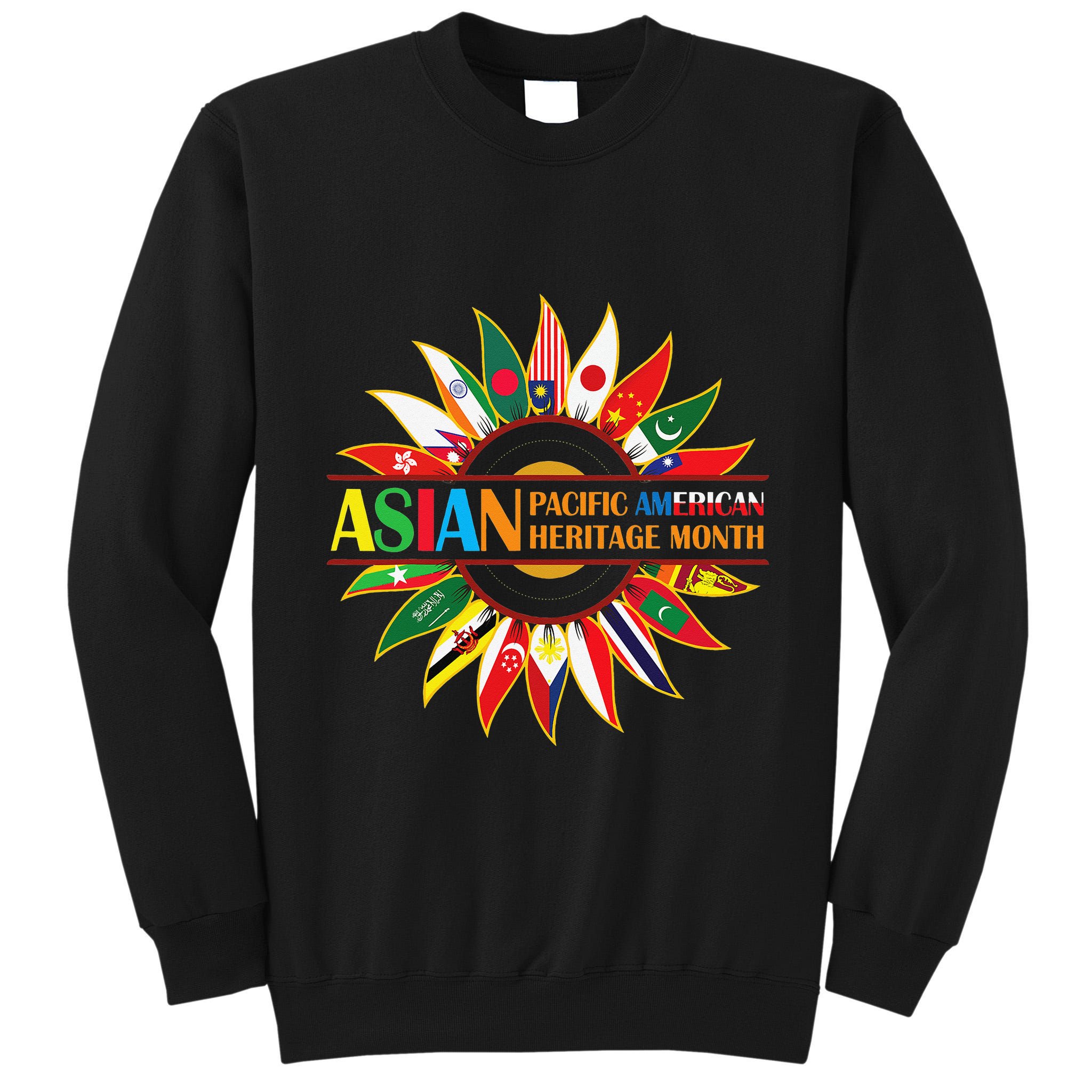 Asian American and Pacific Islander Heritage Month Sunflower Tall Sweatshirt