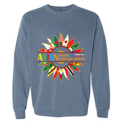 Asian American and Pacific Islander Heritage Month Sunflower Garment-Dyed Sweatshirt