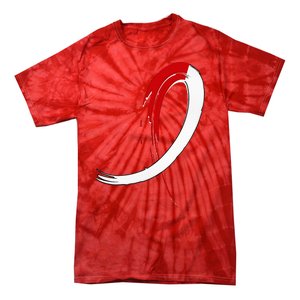 Aplastic Anemia Awareness Red White Graffiti Ribbon Tie-Dye T-Shirt