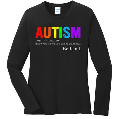 Autism Awareness  Ladies Long Sleeve Shirt