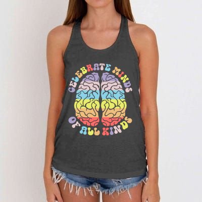 Autism Awareness Women's Knotted Racerback Tank