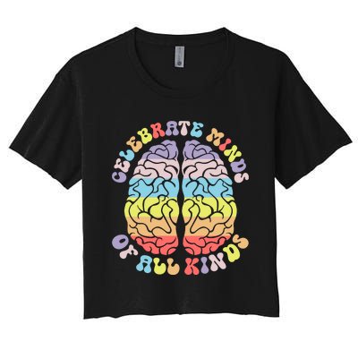 Autism Awareness Women's Crop Top Tee