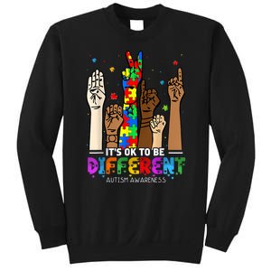 Autism Awareness Acceptance Women Kiid Its Ok To Be Different Sweatshirt