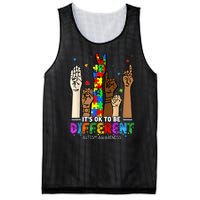 Autism Awareness Acceptance Women Kiid Its Ok To Be Different Mesh Reversible Basketball Jersey Tank