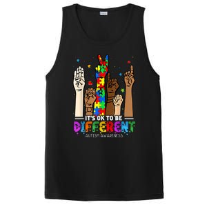 Autism Awareness Acceptance Women Kiid Its Ok To Be Different PosiCharge Competitor Tank