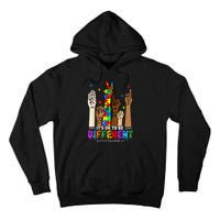 Autism Awareness Acceptance Women Kiid Its Ok To Be Different Tall Hoodie