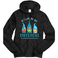 autism awareness acceptance  its ok to be different Tie Dye Hoodie