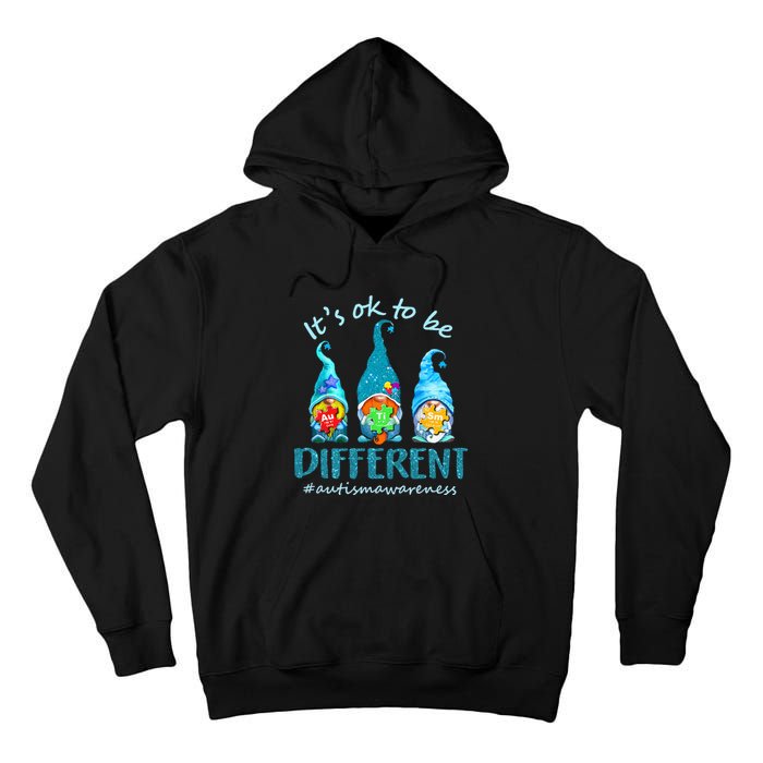 autism awareness acceptance  its ok to be different Tall Hoodie