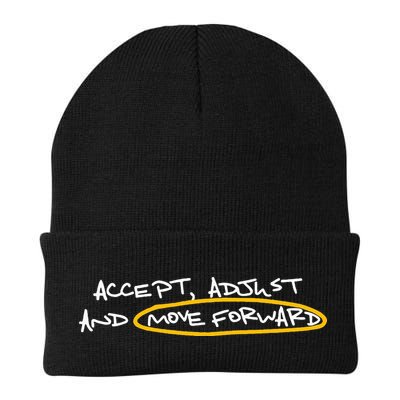 Accept Adjust And Move Forward Beanie