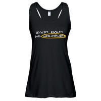 Accept Adjust And Move Forward Ladies Essential Flowy Tank