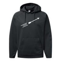 Archery Arrow Performance Fleece Hoodie