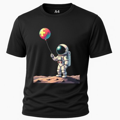 Autism Awareness Astronaut Balloon Gift Performance Shirt