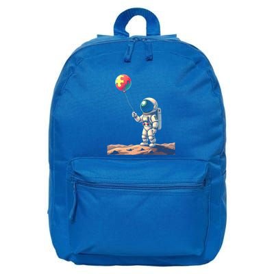 Autism Awareness Astronaut Balloon Gift 16 in Basic Backpack