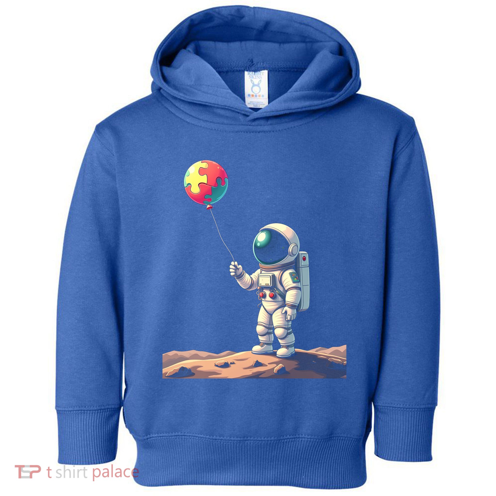 Autism Awareness Astronaut Balloon Gift Toddler Hoodie